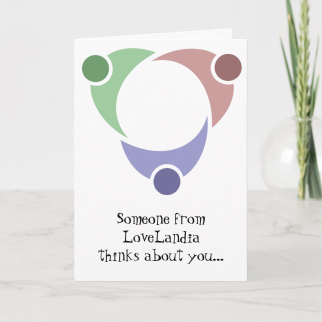2. Greeting card template (Front)