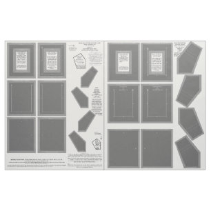 2 Grey Zazzle Fabric photo frame crafts