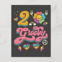 2 Groovy 2nd Birthday Cute 2 Year Old Girl