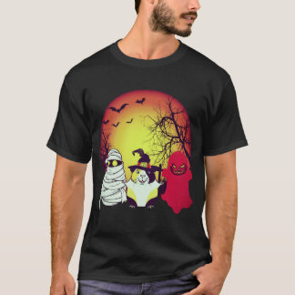 2 Guinea Pig Halloween Pumpki T-Shirt