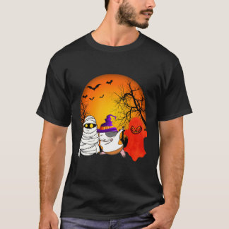 2 Guinea Pig Halloween Pumpkin T-Shirt