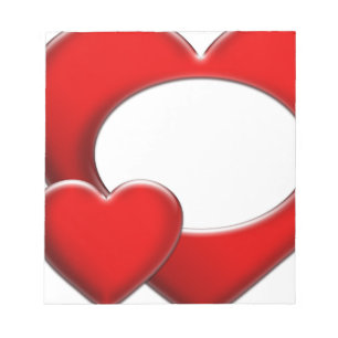 2 Hearts - frame Notepad