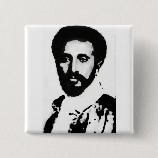 2" HIM Haile Selassie I Badge