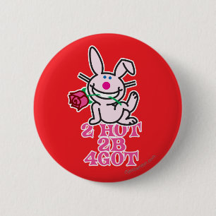 2 Hot 6 Cm Round Badge