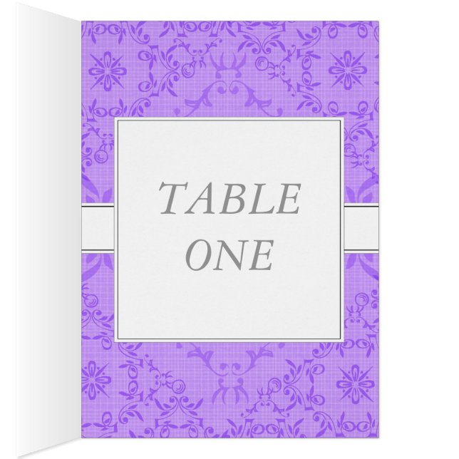 2-in-1 Wedding Reception Table Cards & Menu Cards (Inside (Right))