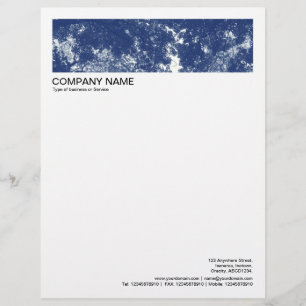 2 in Header 1/2 Inch Border - In The Trees 02 Custom Letterhead