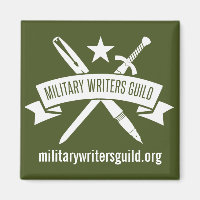 2-inch square magnet, Olive Drab