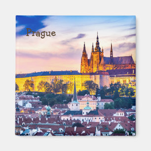 2 Inch Square Magnet Prague