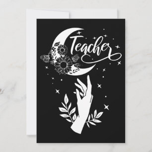 2- Inspirational Teacher Shirt, Minimalist Teacher Invitation