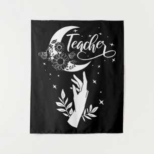 2- Inspirational Teacher Shirt, Minimalist Teacher Tapestry