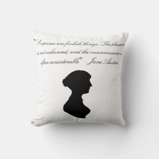 2 Jane Austen looks in one! Cushion
