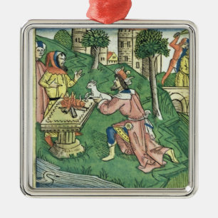 2 Kings 16 9-16 The people of Damascus are taken c Metal Tree Decoration
