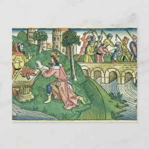 2 Kings 16 9-16 The people of Damascus are taken c Postcard