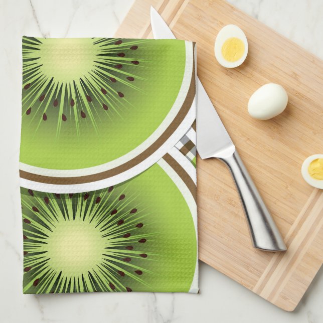 2 Kiwi Tea Towel (Quarter Fold)