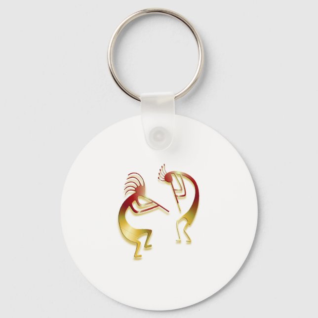 2 Kokopelli #40 Key Ring (Front)