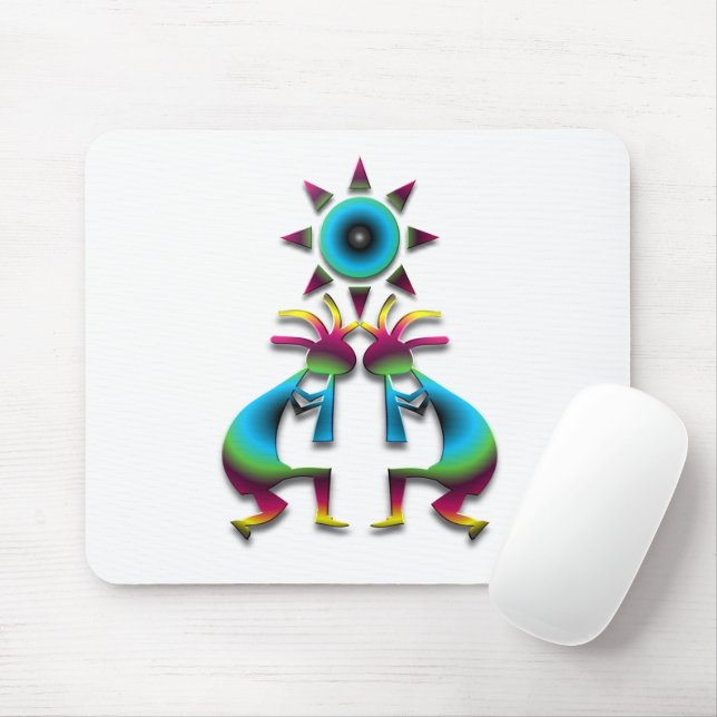 2 Kokopelli #41 Mouse Pad (With Mouse)