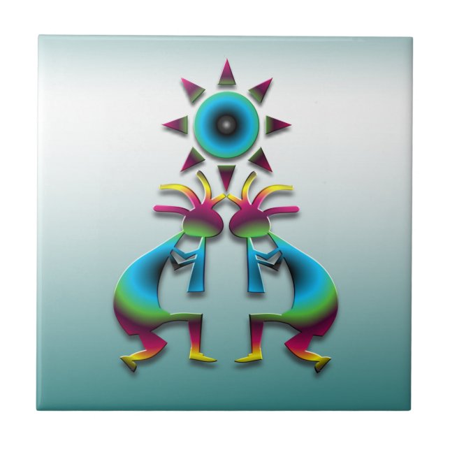 2 Kokopelli #41 Tile (Front)