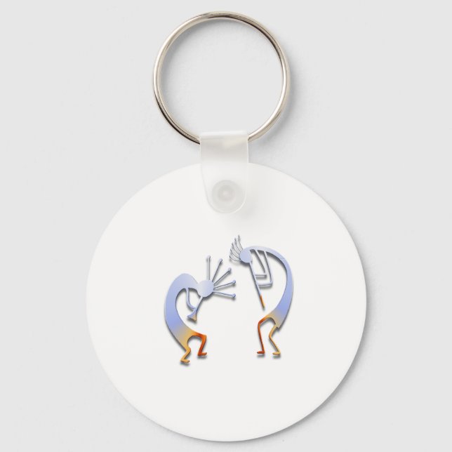 2 Kokopelli #69 Key Ring (Front)