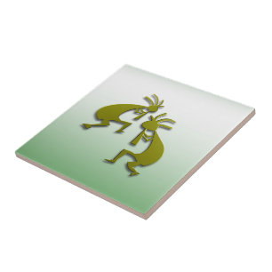 2 Kokopelli #81 Tile