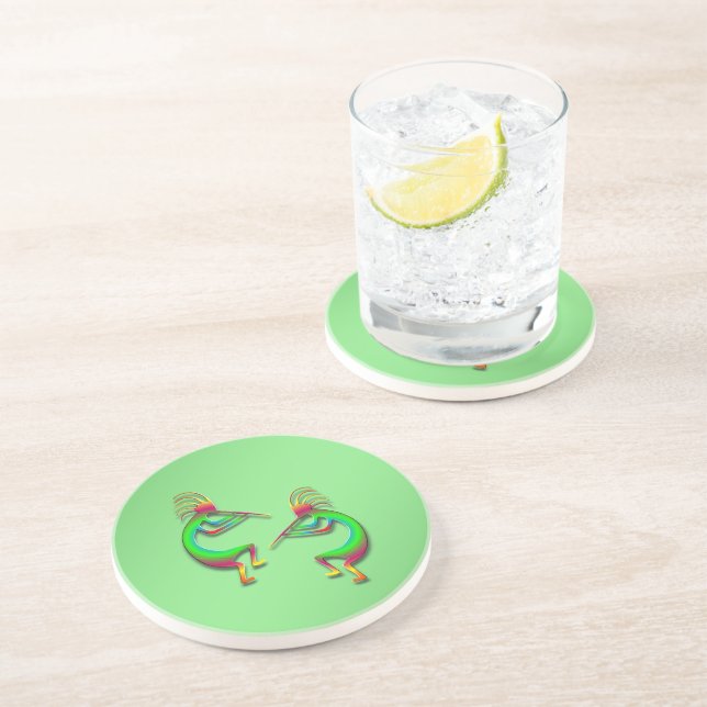 2 Kokopelli #88 Coaster (Side)