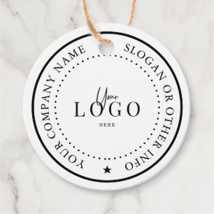 2" Kraft Custom Circle Round Favour Tags