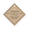 2" Kraft Diamond Shape Custom Hang Tag with String