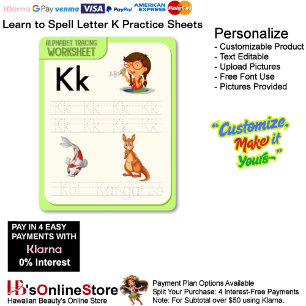2 Learn To Spell Letter K Teacher Home Schooling