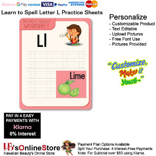 2 Learn To Spell Letter L Teacher Home Schooling