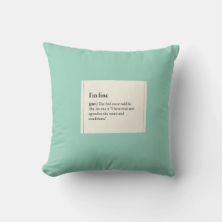 2 Lies and No Truths Cushion