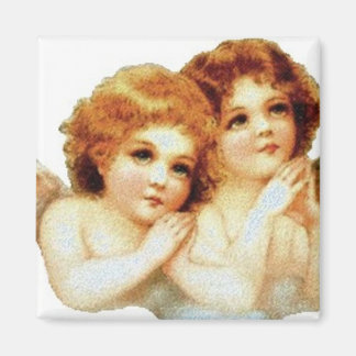 2 Little Angels Praying - Magnet