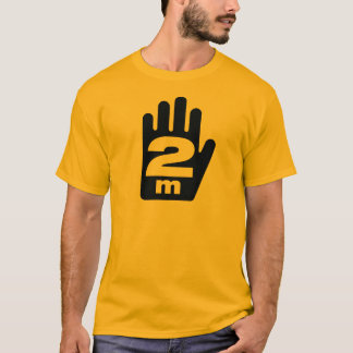 "2 m" Social Distancing T-Shirt - LARGE GRAPHIC