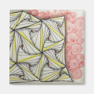 2" Magnet w/Original Art