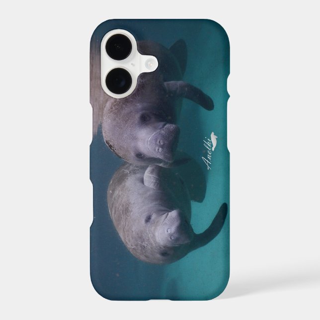 2 Manatee Friends iPhone 8/7 case (Back)