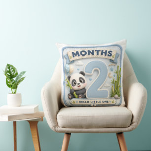 2 Month Baby Milestone World Adventure Cushion