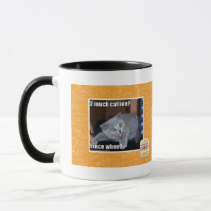2 much caffine? mug