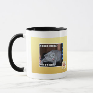 2 much caffine? mug