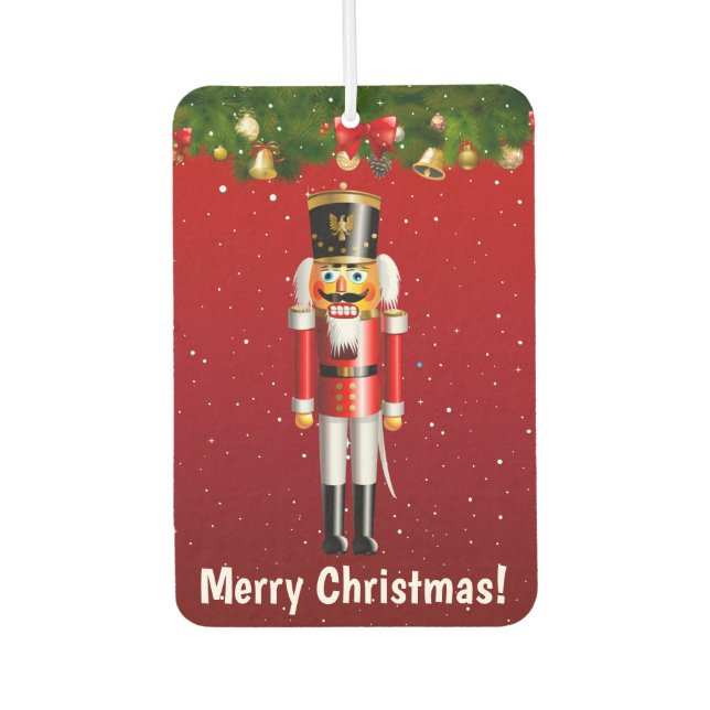 2 Nutty Nutcracker Toy Soldiers Car Air Freshener (Front)