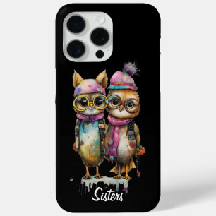 2 Owlie Cats  iPhone 15 Pro Max Case