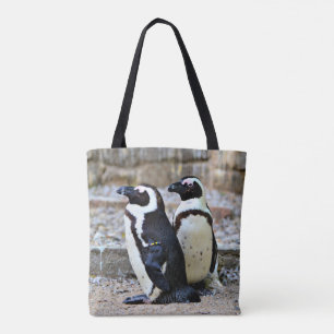 2 Penguins Tote Bag