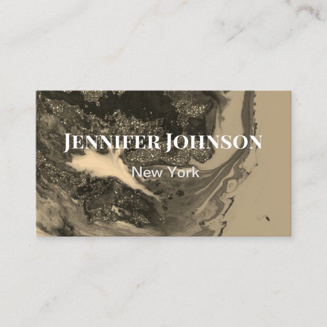2. Personal card, abstract Business Card (Front)