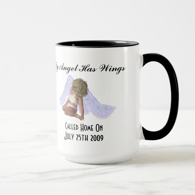 #2 Personalise Your Wings Mug (Right)