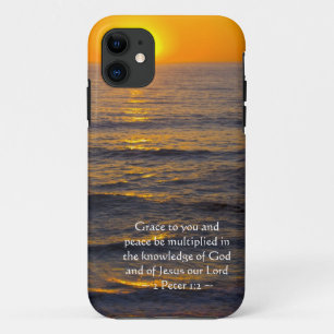 2 Peter 1:2 iPhone 11 Case