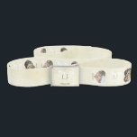 2 photo13th Wedding Anniversary Lace Design Belt<br><div class="desc">Here,  I've designed heart frames and soft colour lace,  for a delicate and understated photo belt for her 13th wedding anniversary.  Won't those gorgeous photos bring a smile to her face?!</div>