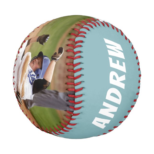 2 Photo Baseball Player Name Number Team (Angled)