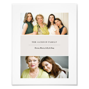 2 Photo Collage Print