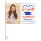 2 Photo Congrats Orange and Blue Graduation Parade