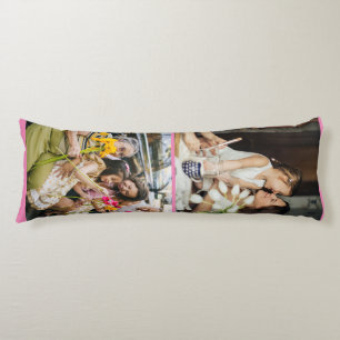 2 Photo Custom Collage Personalised  Body Cushion