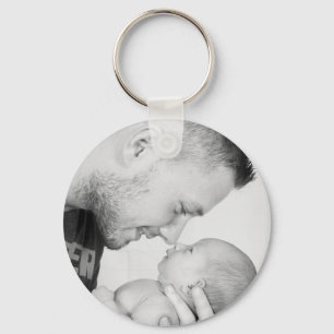 2 Photo Custom Double Sided  Key Ring