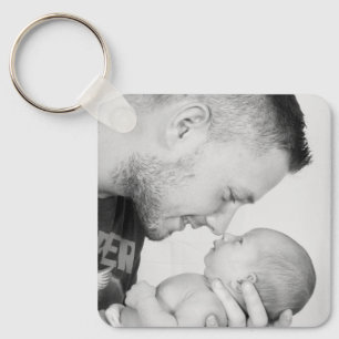 2 Photo Custom Double Sided  Key Ring