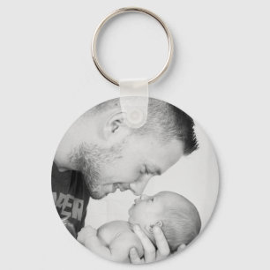 2 Photo Custom Double Sided  Key Ring